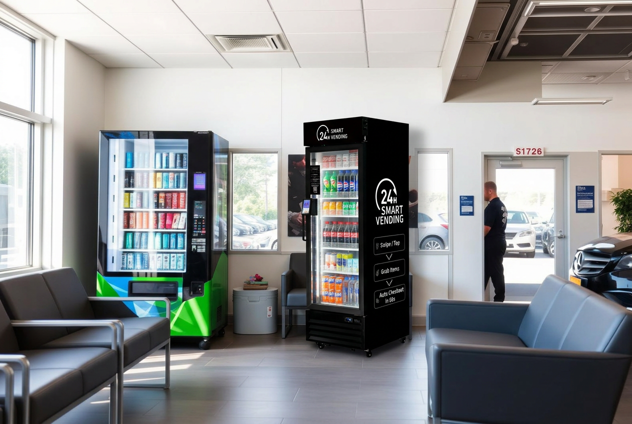 Smart vending machine in Waiting Areas