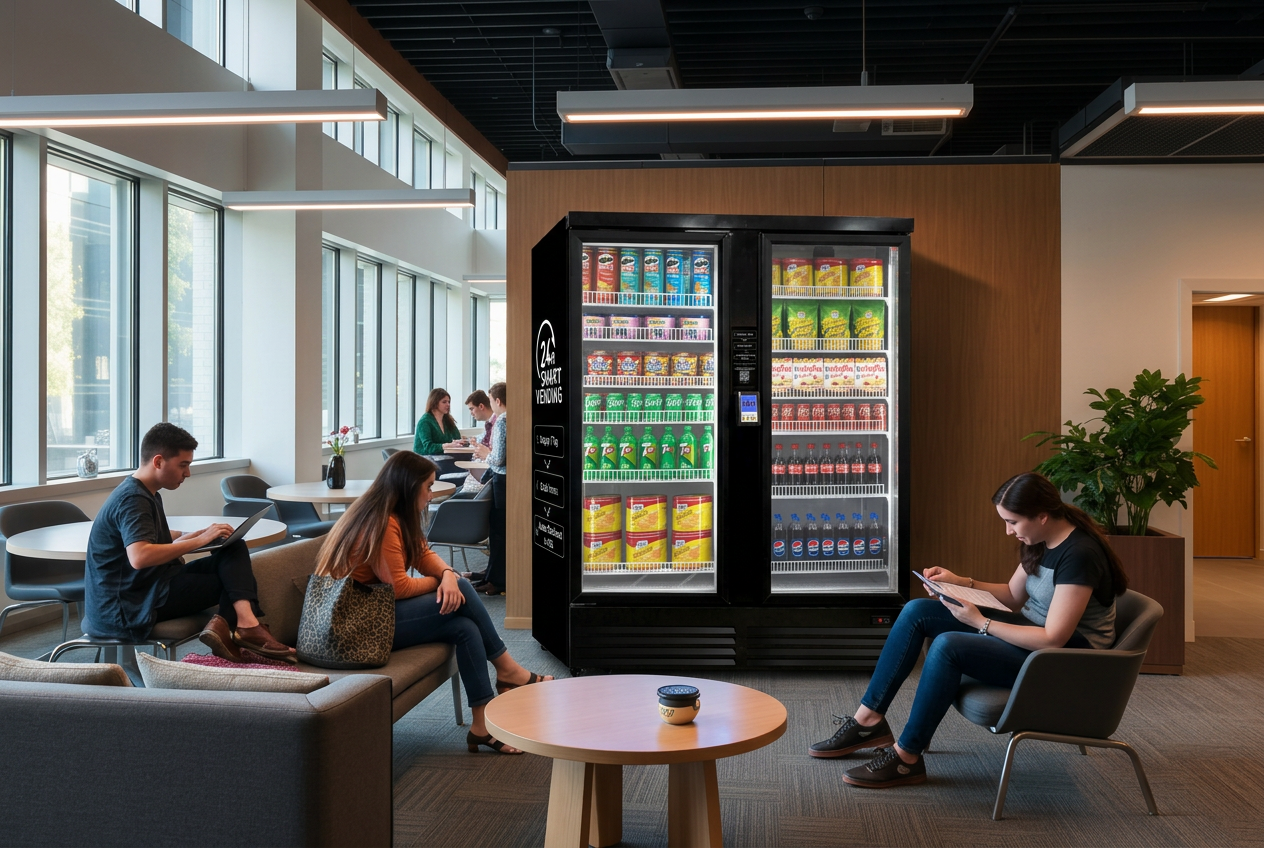 Smart vending machine in Student Lounges